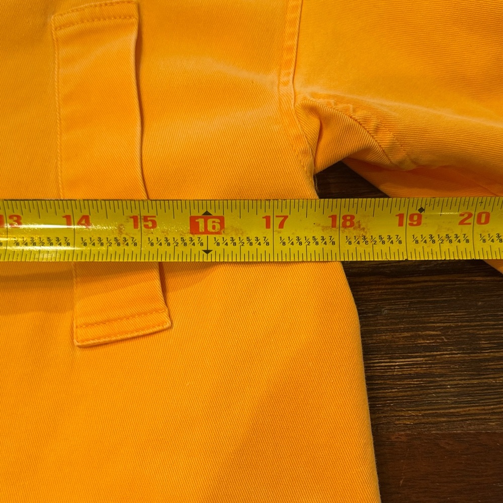 Stylish Light Pumpkin Orange Jean Jacket GREAT CONDITION!! - Picture 5 of 8